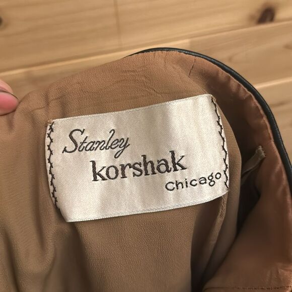 Vintage Beene Bazaar Size Medium/8 Suede Leather Paisley Lined Knee Length Skirt - Picture 14 of 14